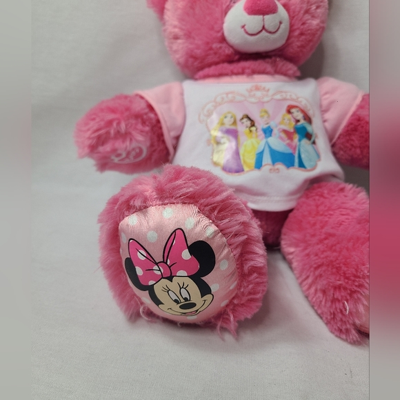 Build a Bear Disney Minnie Mouse Polka Dot Pink Bow 17" Plush with Shirt 2014 - Picture 3 of 9